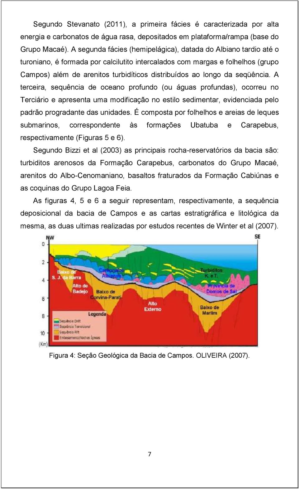 longo da seqüência.