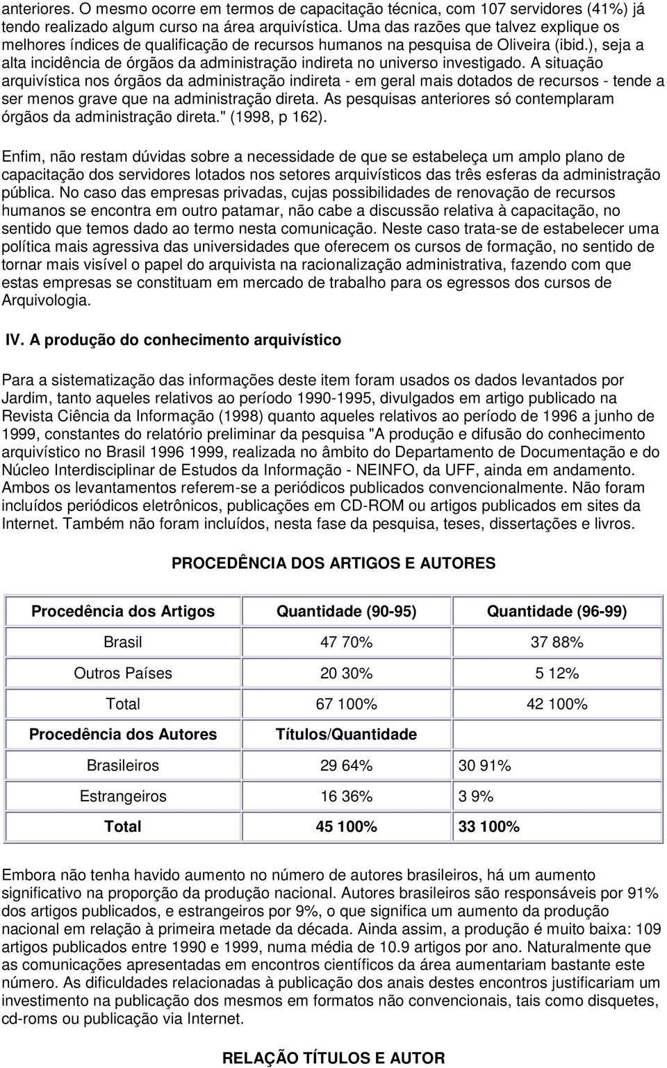 ), seja a alta incidência de órgãos da administração indireta no universo investigado.