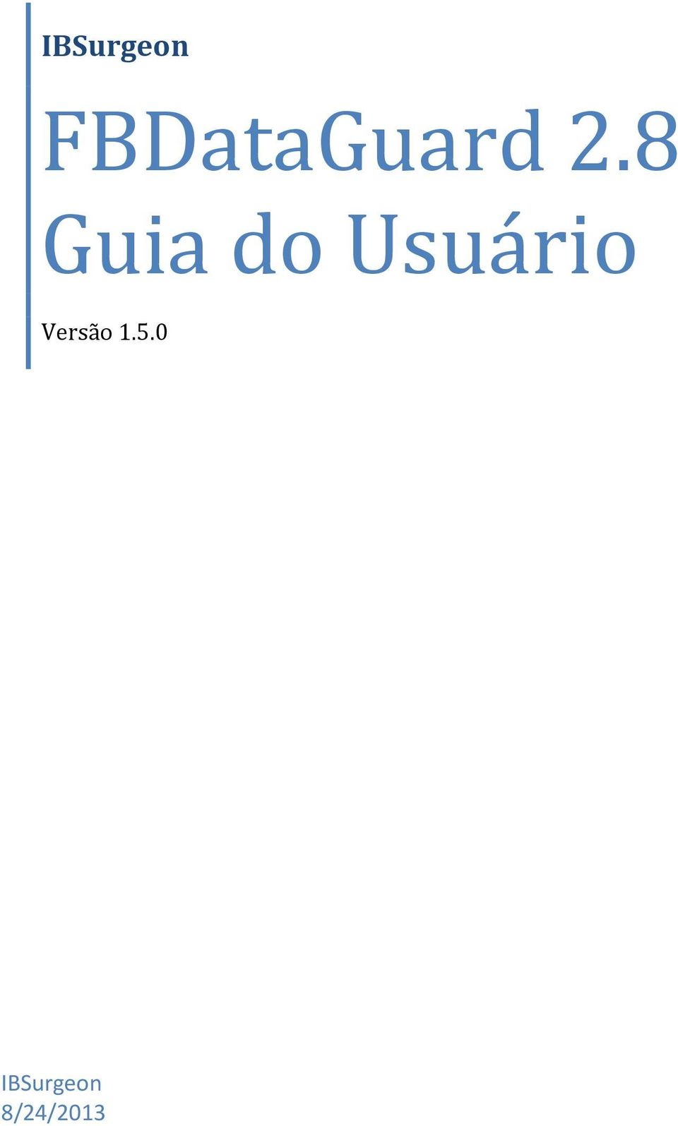 8 Guia do Usuário