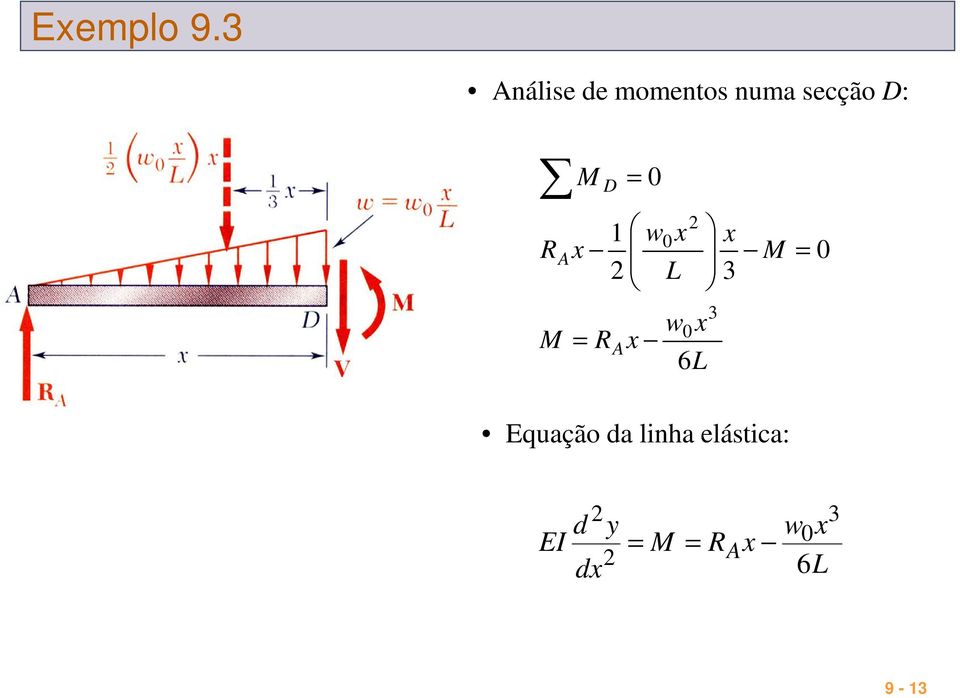 secção D: R M M R M D 6