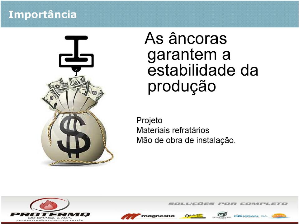 produção Projeto Materiais