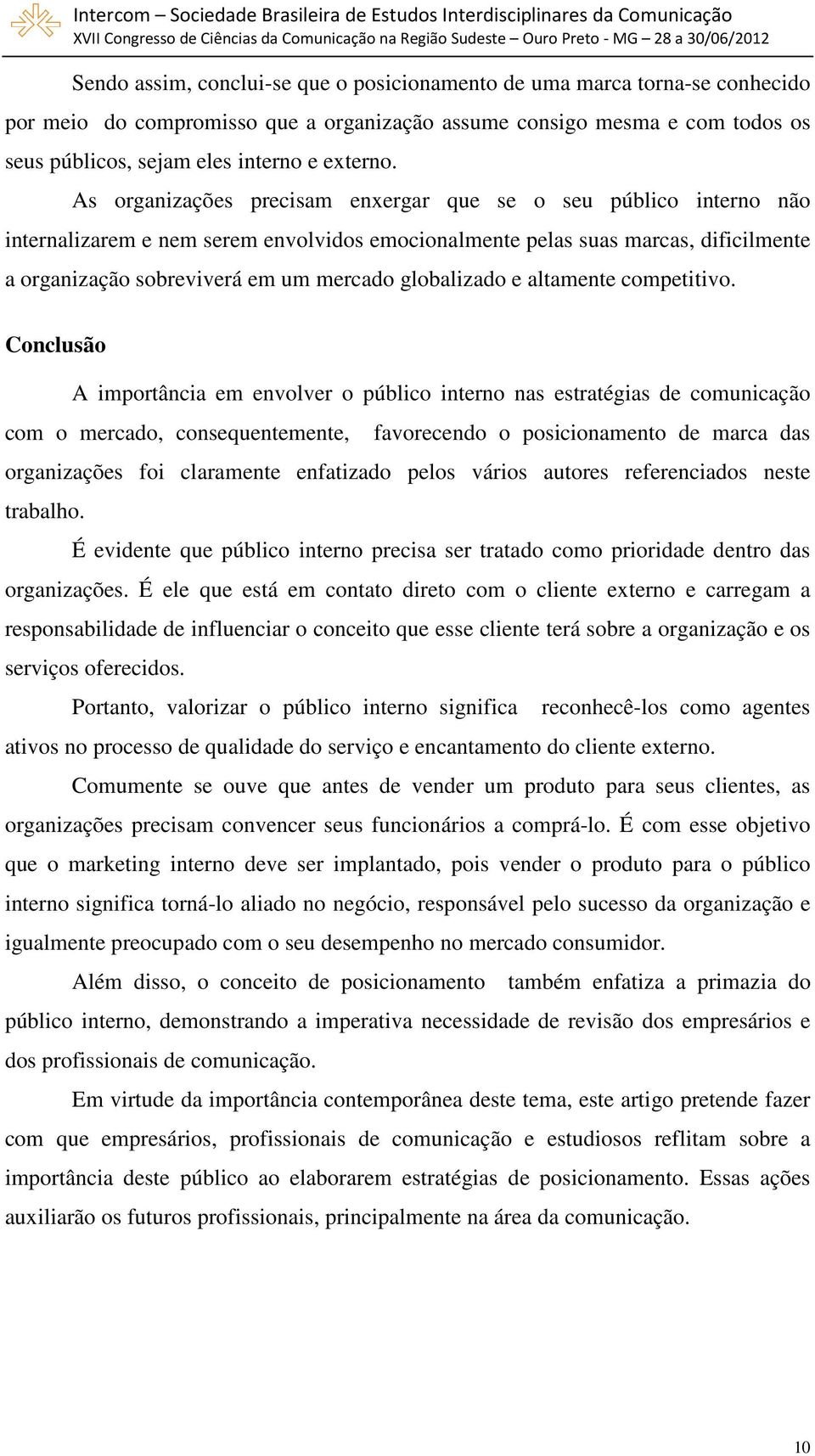 globalizado e altamente competitivo.