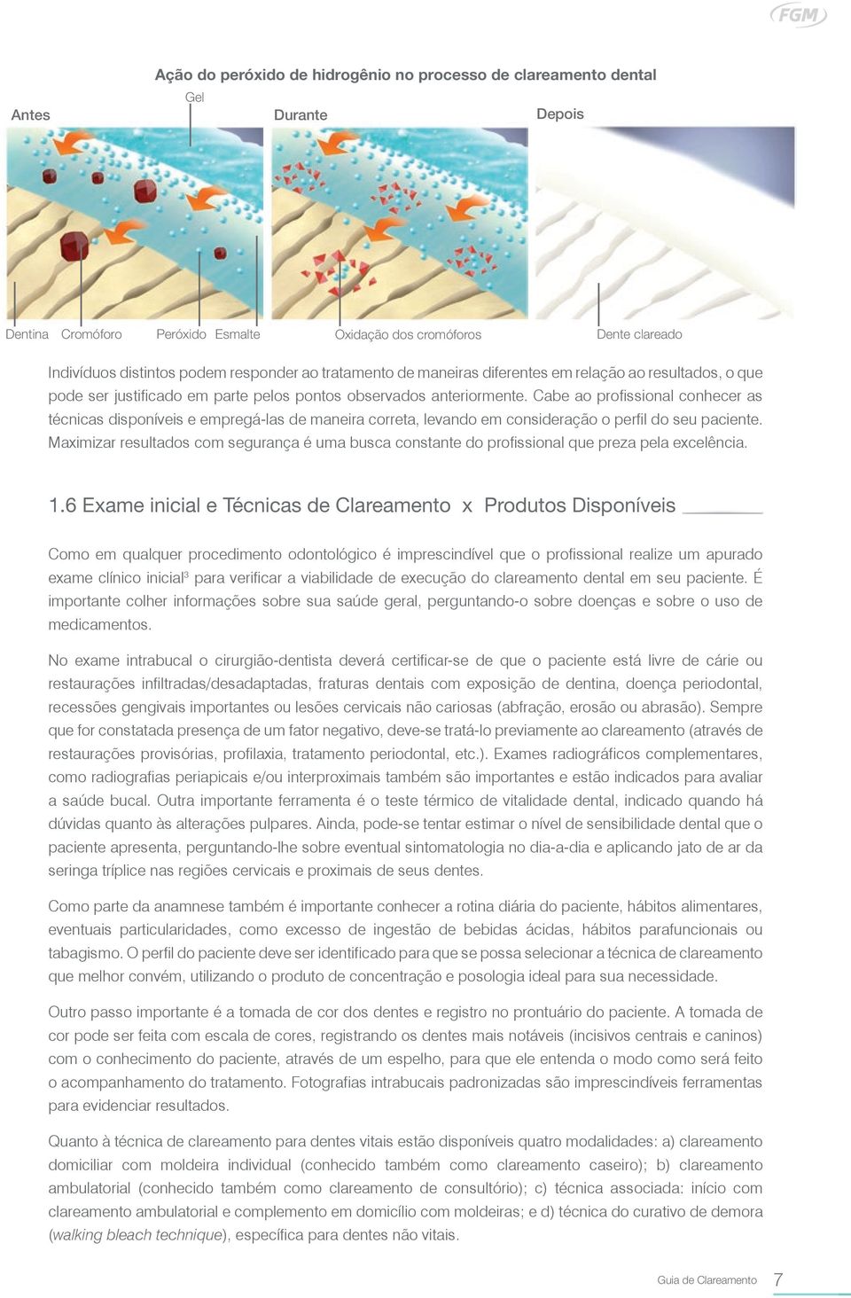 Cabe ao profissional conhecer as técnicas disponíveis e empregá-las de maneira correta, levando em consideração o perfil do seu paciente.