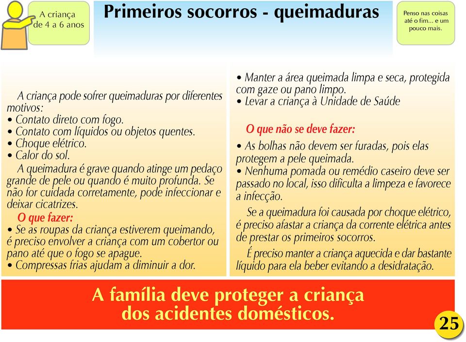 Se não for cuidada corretamente, pode infeccionar e deixar cicatrizes.