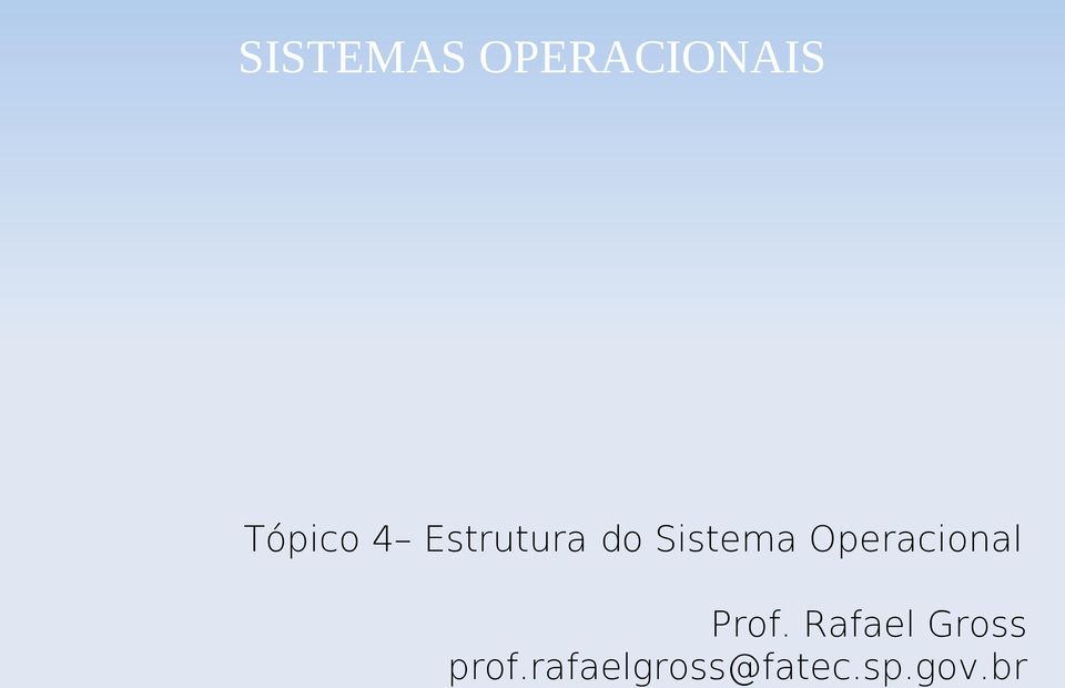 Operacional Prof.