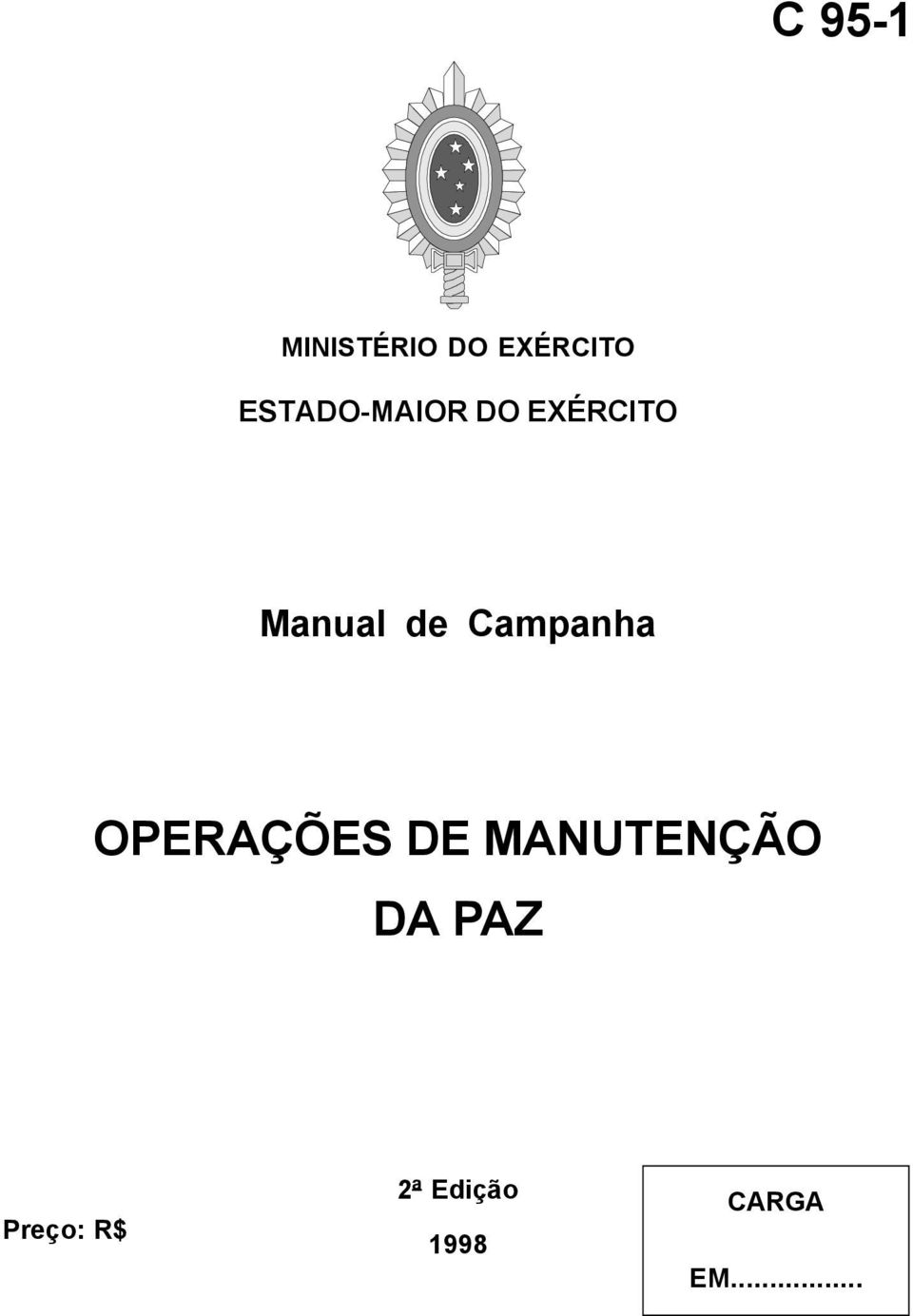 de Campanha OPERAÇÕES DE