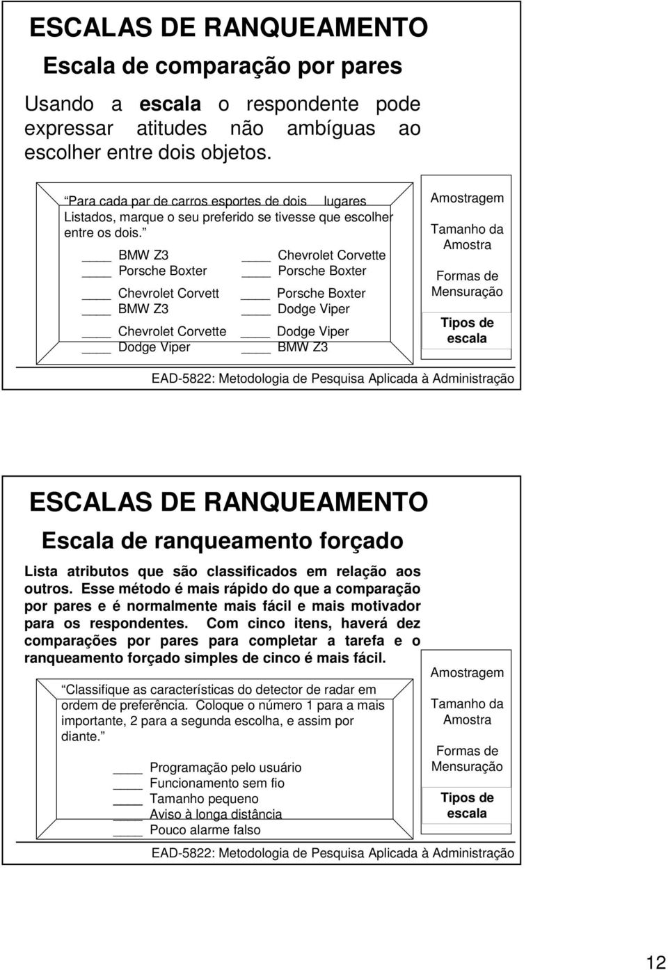 BMW Z3 Porsche Boxter Chevrolet Corvett BMW Z3 Chevrolet Corvette Dodge Viper Chevrolet Corvette Porsche Boxter Porsche Boxter Dodge Viper Dodge Viper BMW Z3 gem ESCALAS DE RANQUEAMENTO Escala de