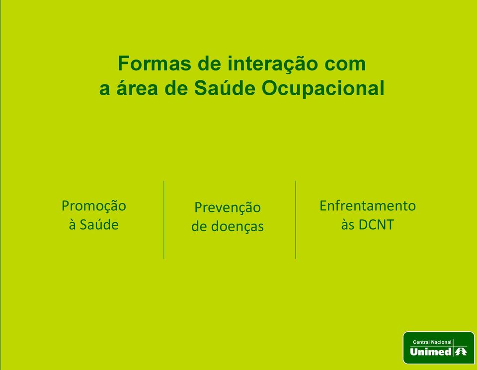 Promoção à Saúde Prevenção