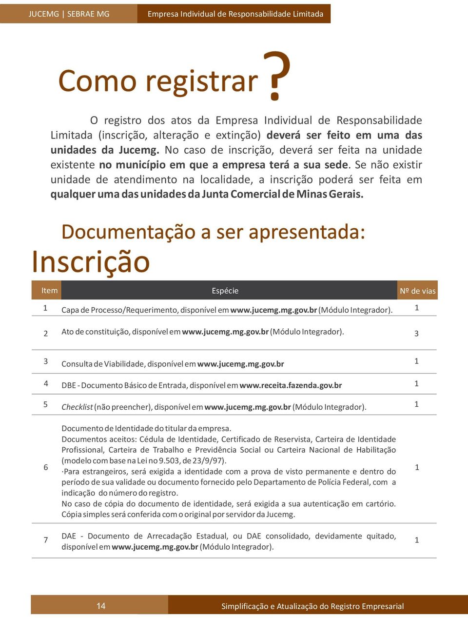 No caso de inscrição, deverá ser feita na unidade existente no município em que a empresa terá a sua sede.