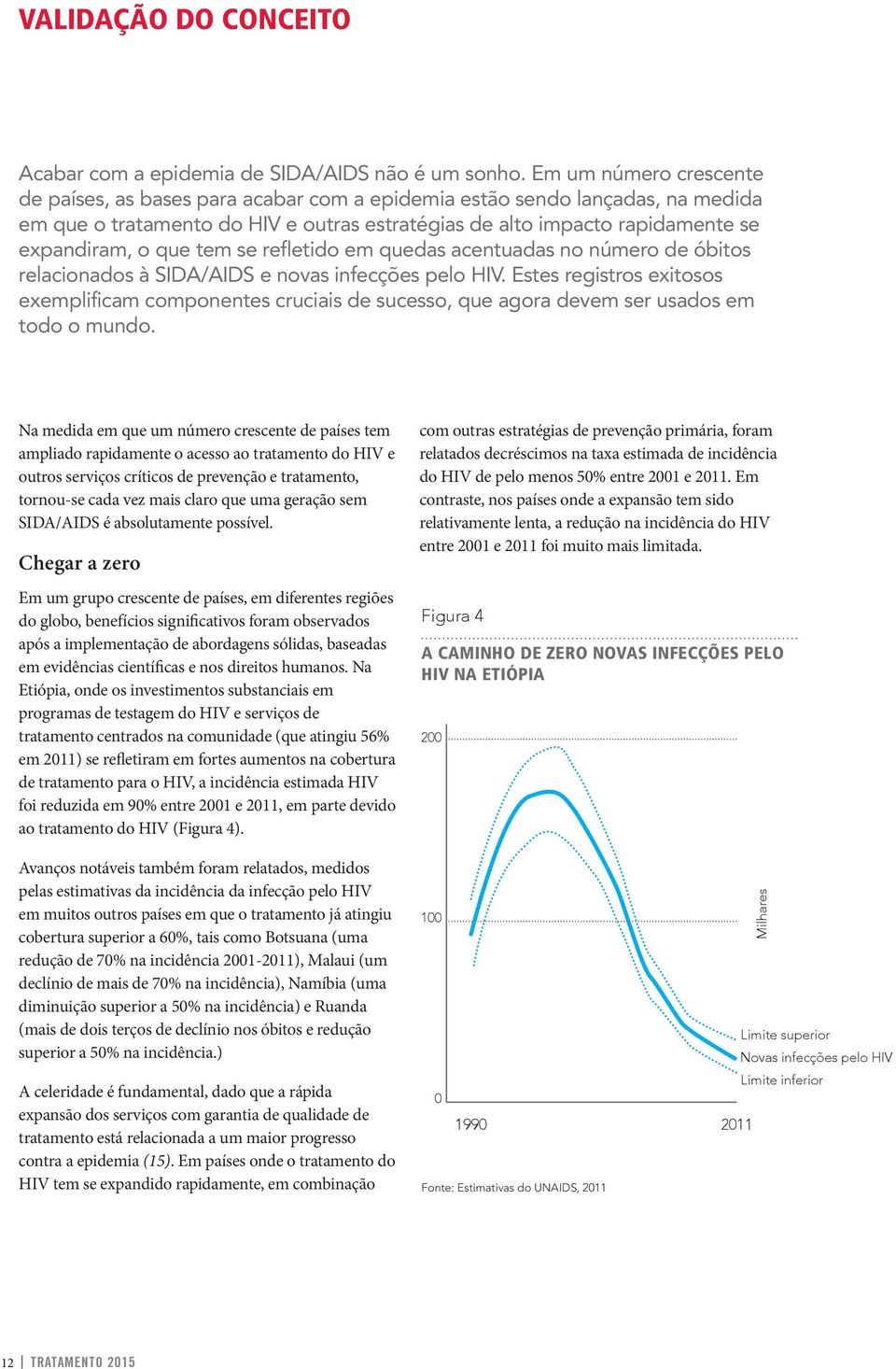 tem se refletido em quedas acentuadas no número de óbitos relacionados à SIDA/AIDS e novas infecções pelo HIV.