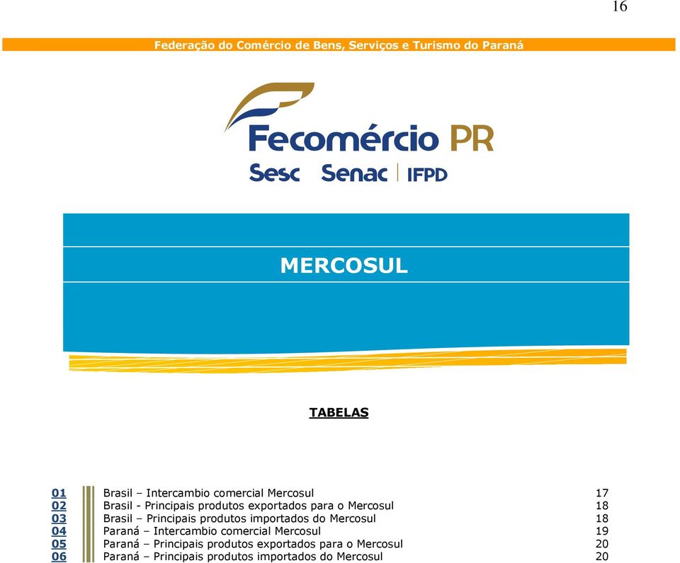 importados do Mercosul 18 04 Paraná Intercambio comercial Mercosul 19 05 Paraná