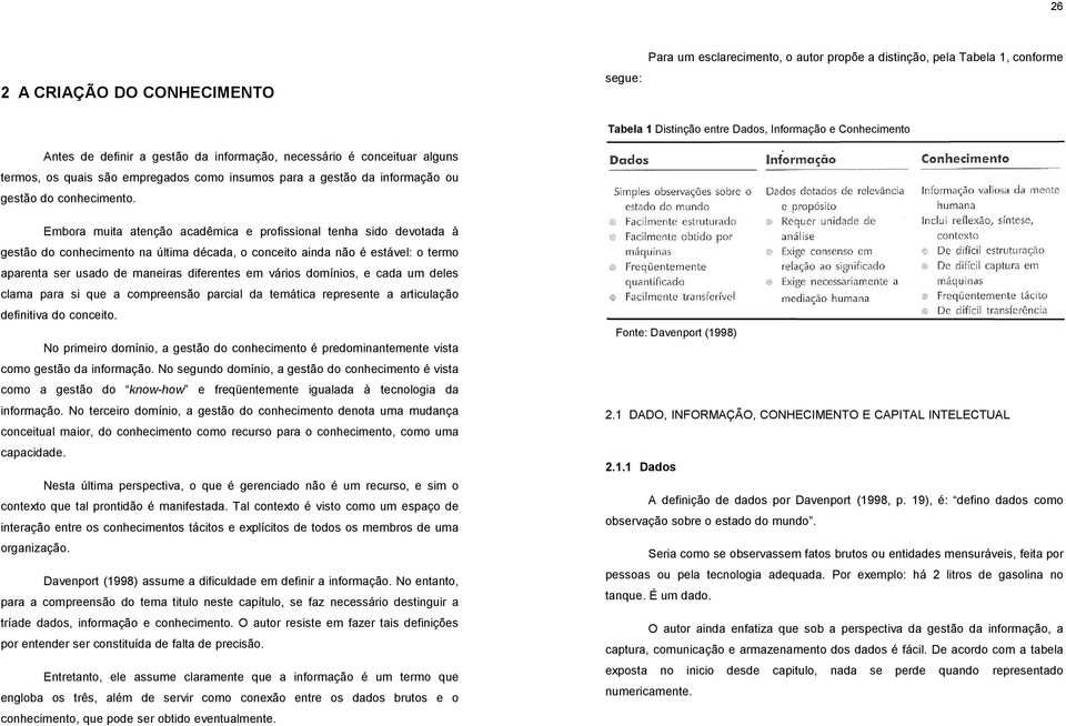 Embora muita atenção acadêmica e profissional tenha sido devotada à gestão do conhecimento na última década, o conceito ainda não é estável: o termo aparenta ser usado de maneiras diferentes em