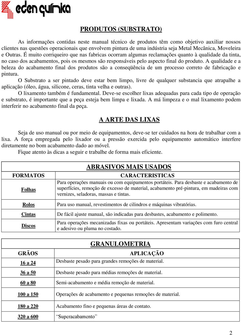 É muito corriqueiro que nas fabricas ocorram algumas reclamações quanto à qualidade da tinta, no caso dos acabamentos, pois os mesmos são responsáveis pelo aspecto final do produto.