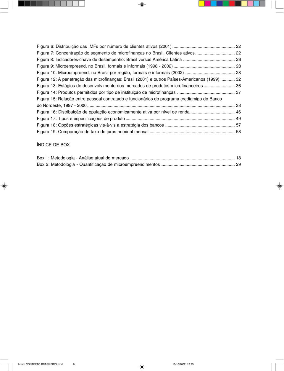 no Brasil por região, formais e informais (2002)... 28 Figura 12: A penetração das microfinanças: Brasil (2001) e outros Países-Americanos (1999).