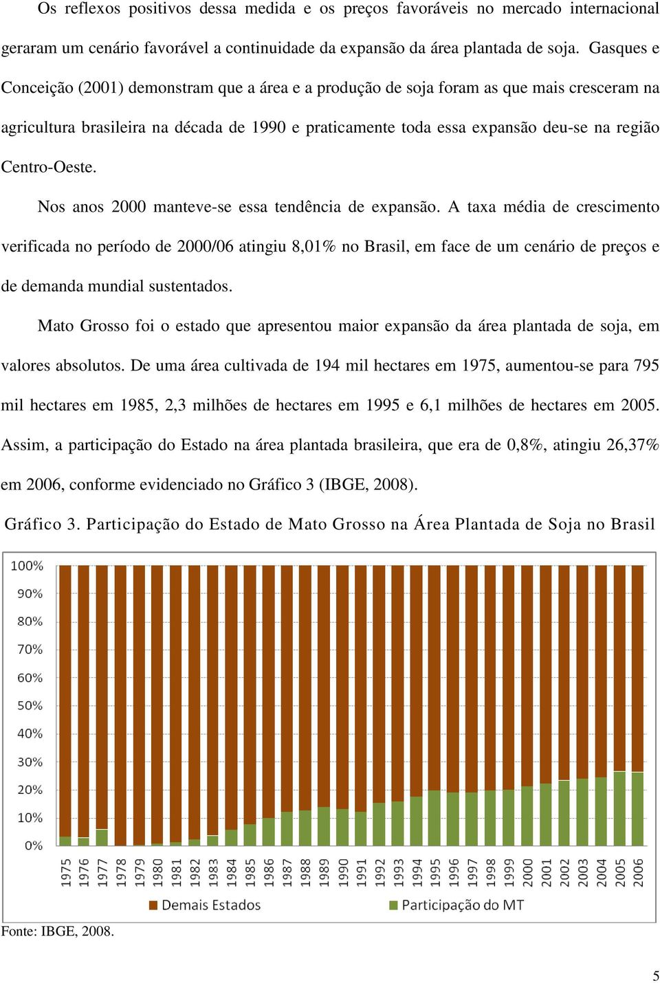 Centro-Oeste. Nos anos 2000 manteve-se essa tendência de expansão.