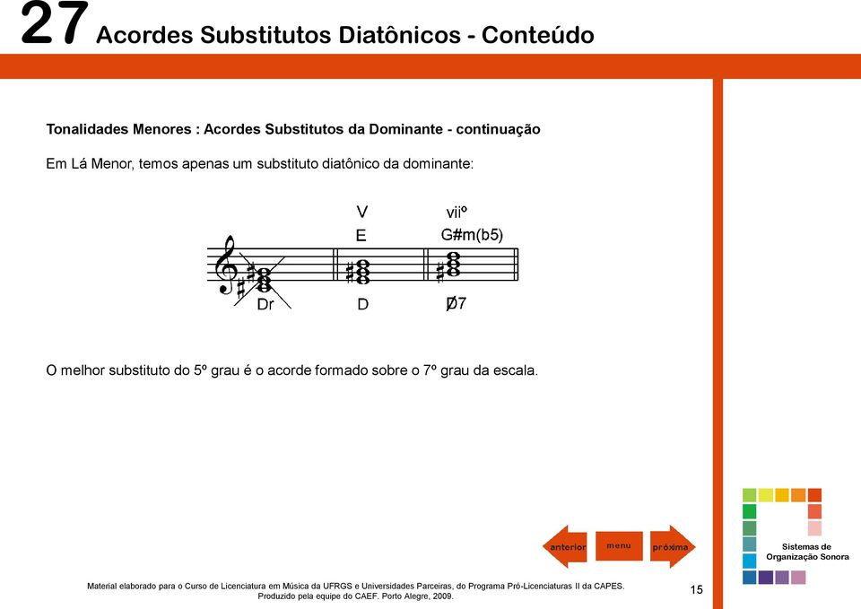 substituto diatônico da dominante: O melhor