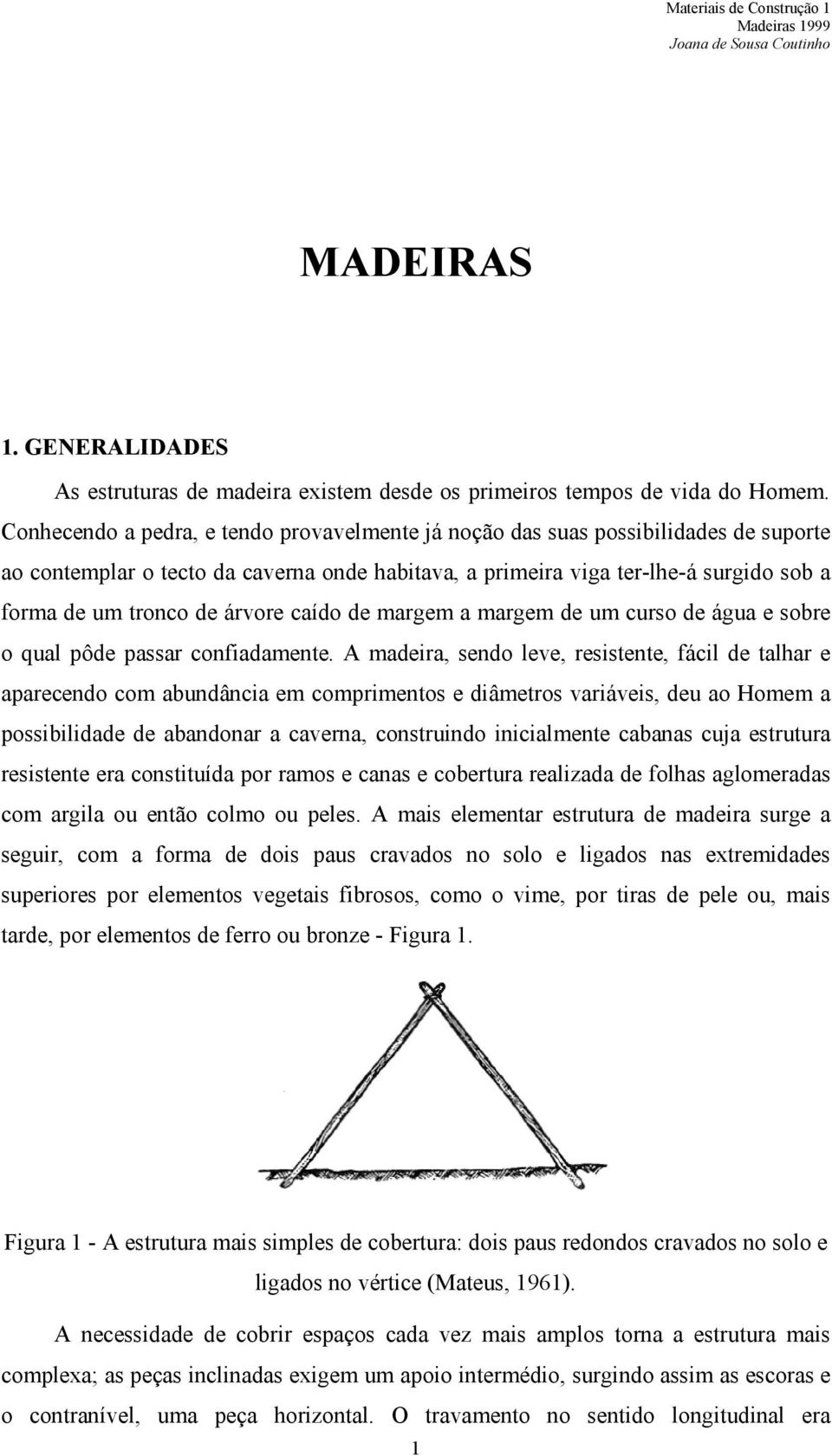 árvore caído de margem a margem de um curso de água e sobre o qual pôde passar confiadamente.