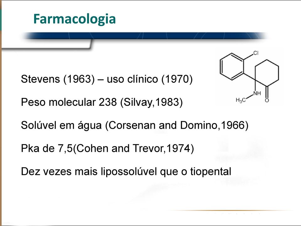 (Corsenan and Domino,1966) Pka de 7,5(Cohen and