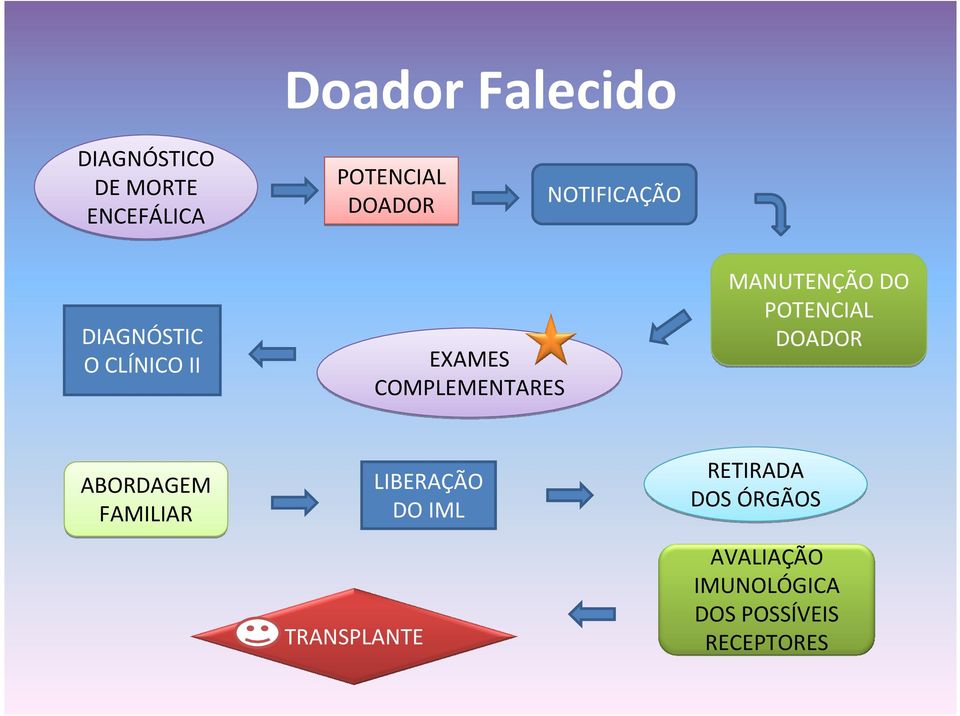 MANUTENÇÃO DO POTENCIAL DOADOR ABORDAGEM FAMILIAR TRANSPLANTE