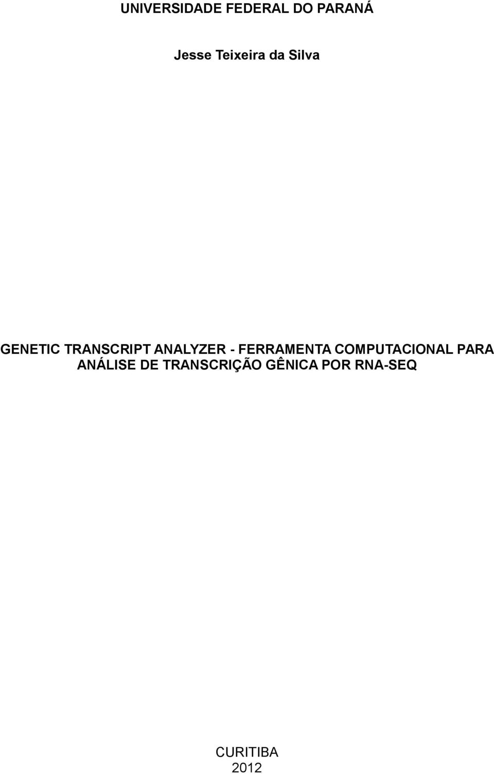 ANALYZER - FERRAMENTA COMPUTACIONAL PARA