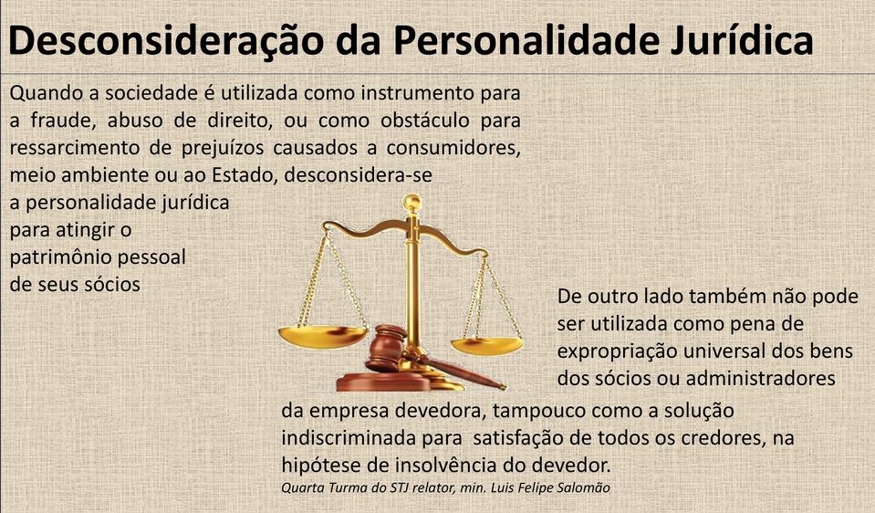 de seus sócios De outro lado também não pode ser utilizada como pena de expropriação universal dos bens dos sócios ou administradores da empresa devedora,