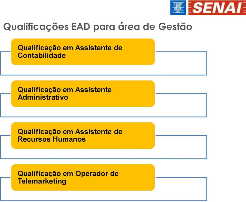 Assistente Administrativo Qualificação em Assistente