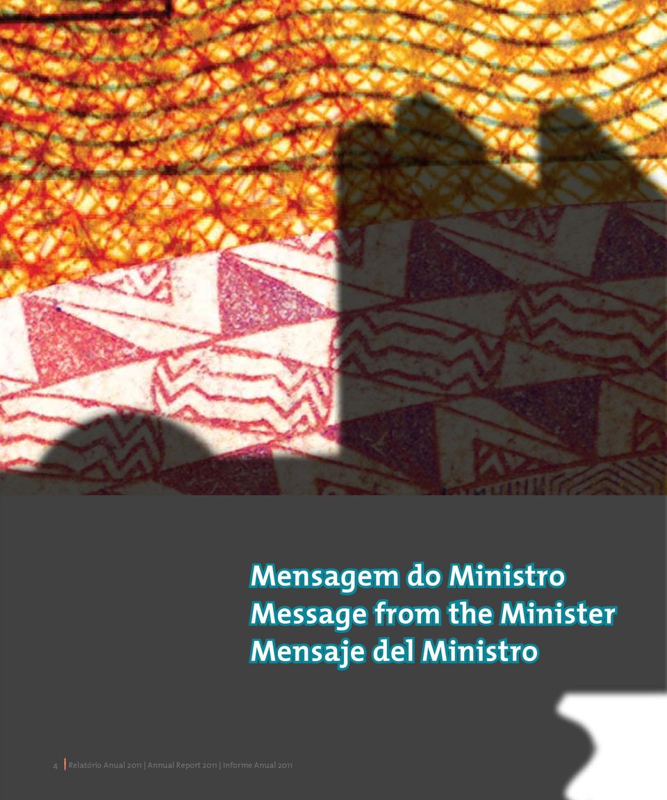 Mensagem do Ministro Message