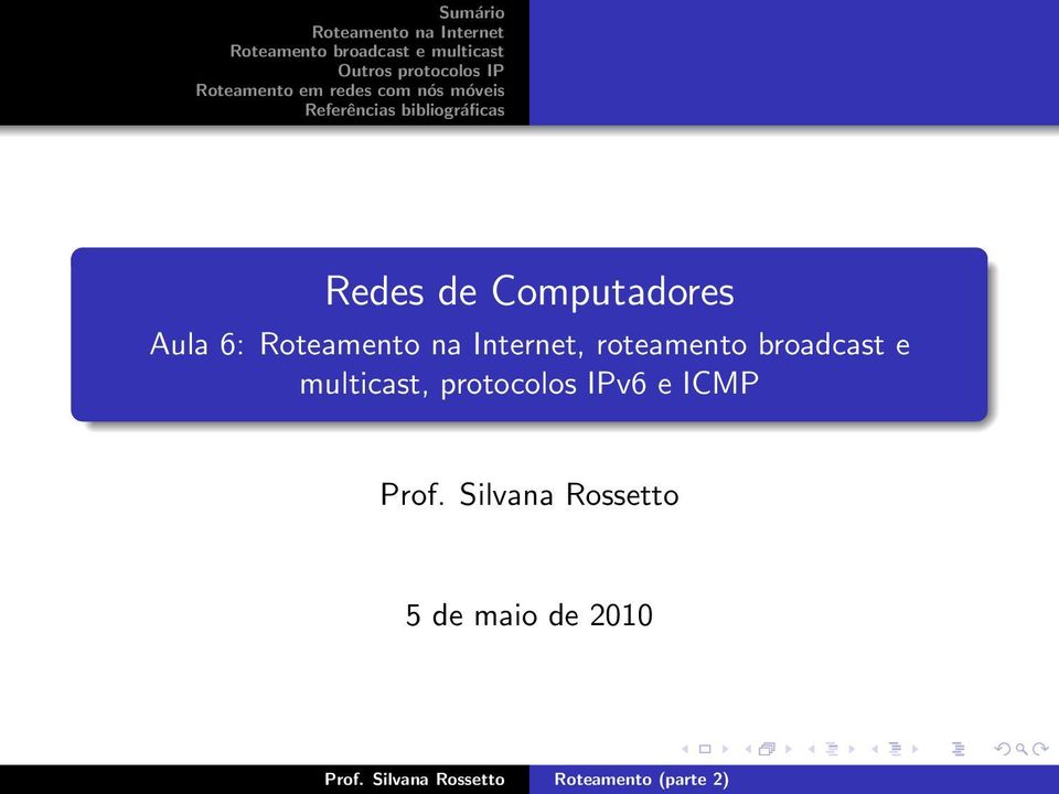 multicast, protocolos IPv6 e