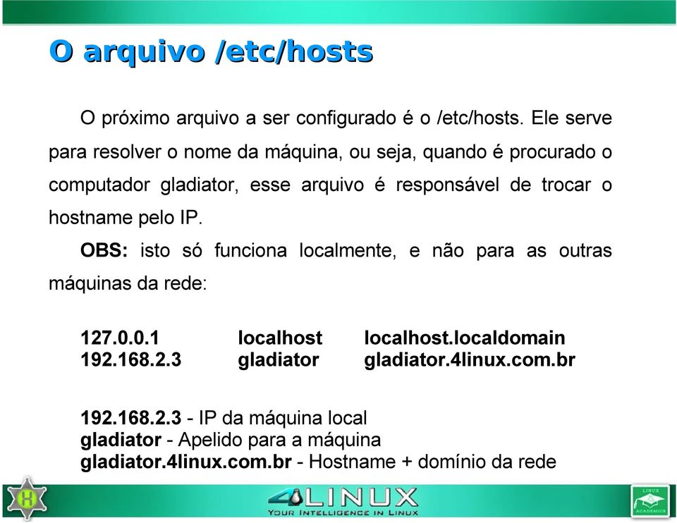 trocar o hostname pelo IP. OBS: isto só funciona localmente, e não para as outras máquinas da rede: 127.0.