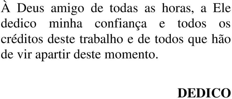 créditos deste trabalho e de todos