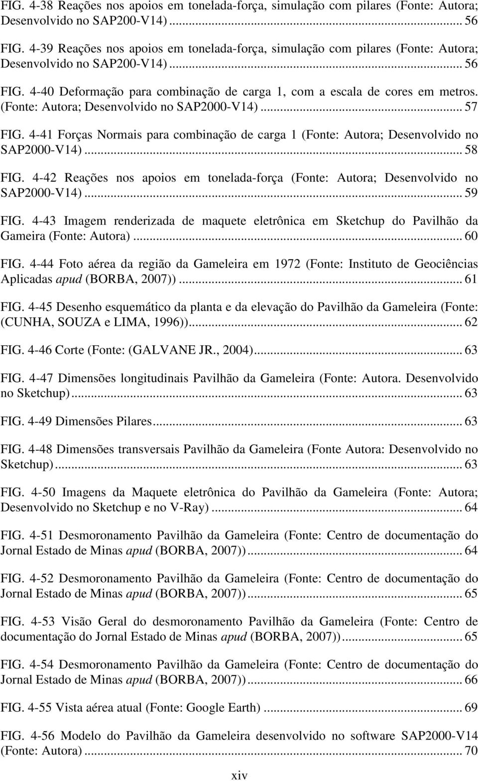 (Fonte: Autora; Desenvolvido no SAP2000-V14)... 57 FIG. 4-41 Forças Normais para combinação de carga 1 (Fonte: Autora; Desenvolvido no SAP2000-V14)... 58 FIG.