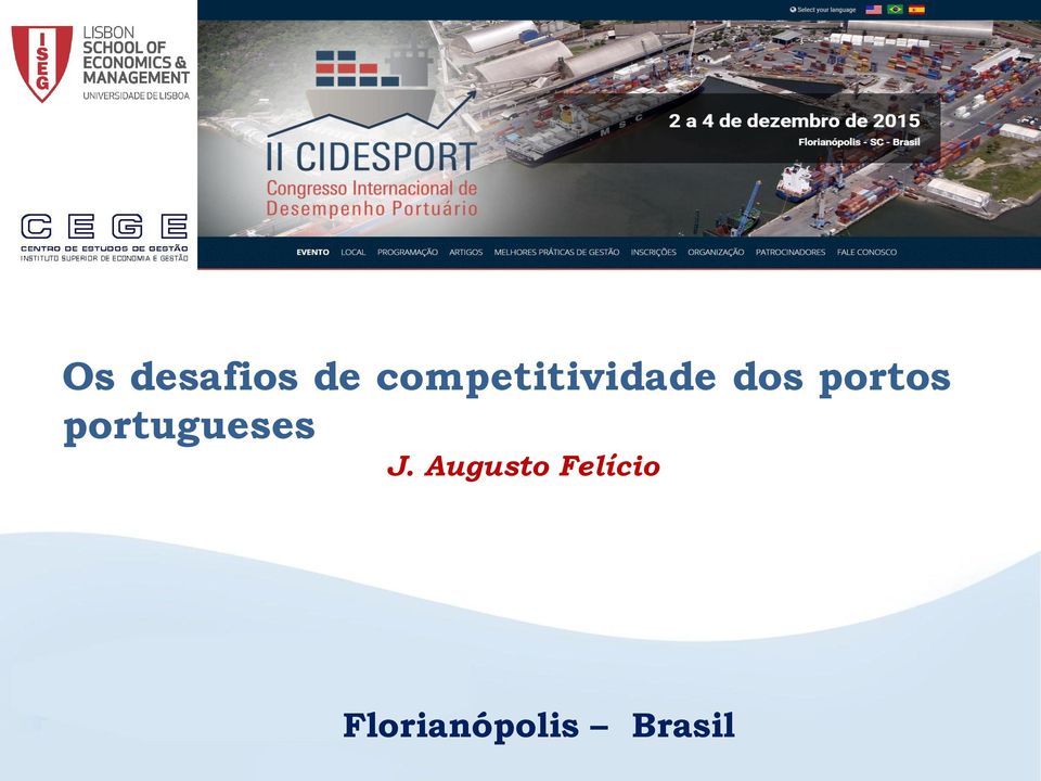 portos portugueses J.