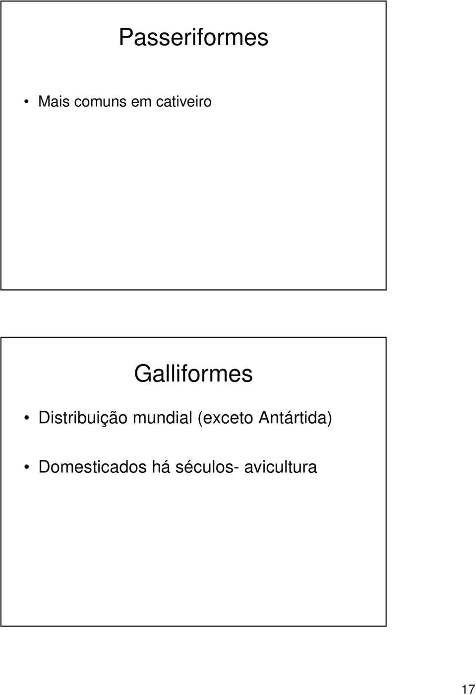 Distribuição mundial (exceto