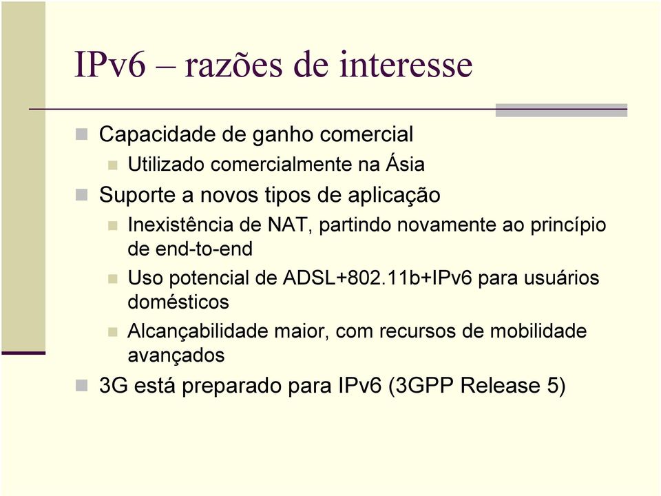 de end-to-end Uso potencial de ADSL+802.