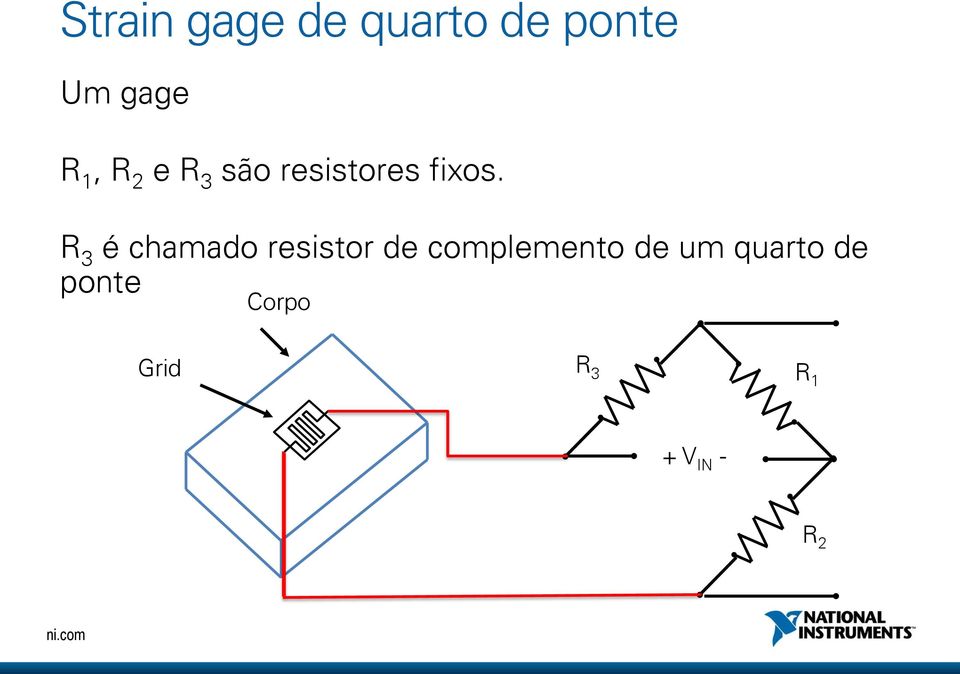 R 3 é chamado resistor de complemento de