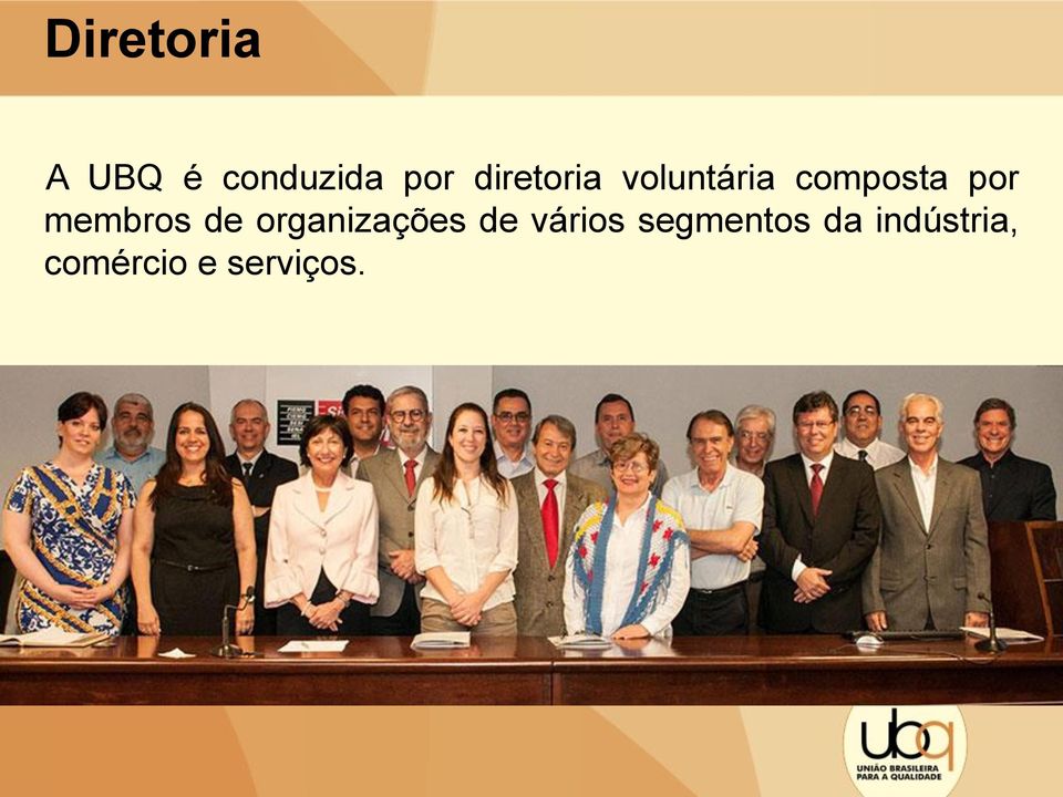 membros de organizações de vários