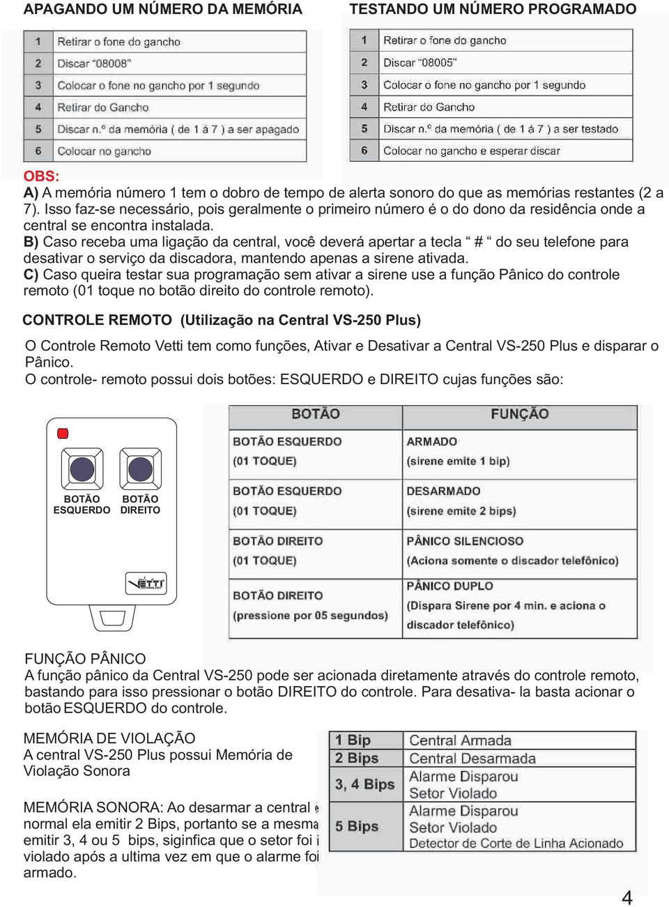 B) Caso receba uma ligação da central, você deverá apertar a tecla # do seu telefone para desativar o serviço da discadora, mantendo apenas a sirene ativada.