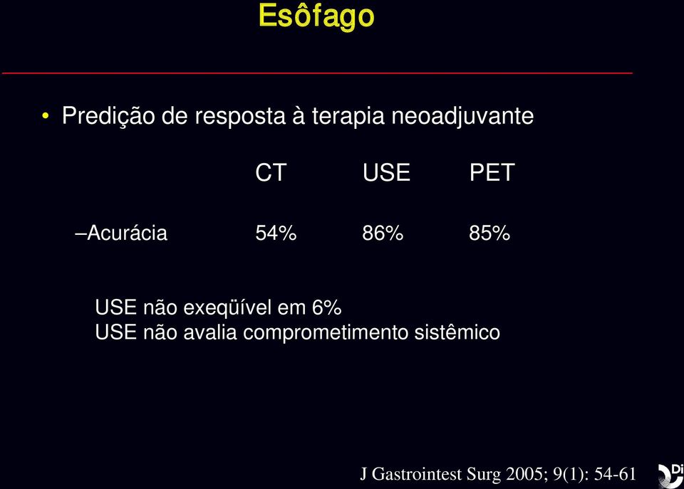 USE não exeqüível em 6% USE não avalia