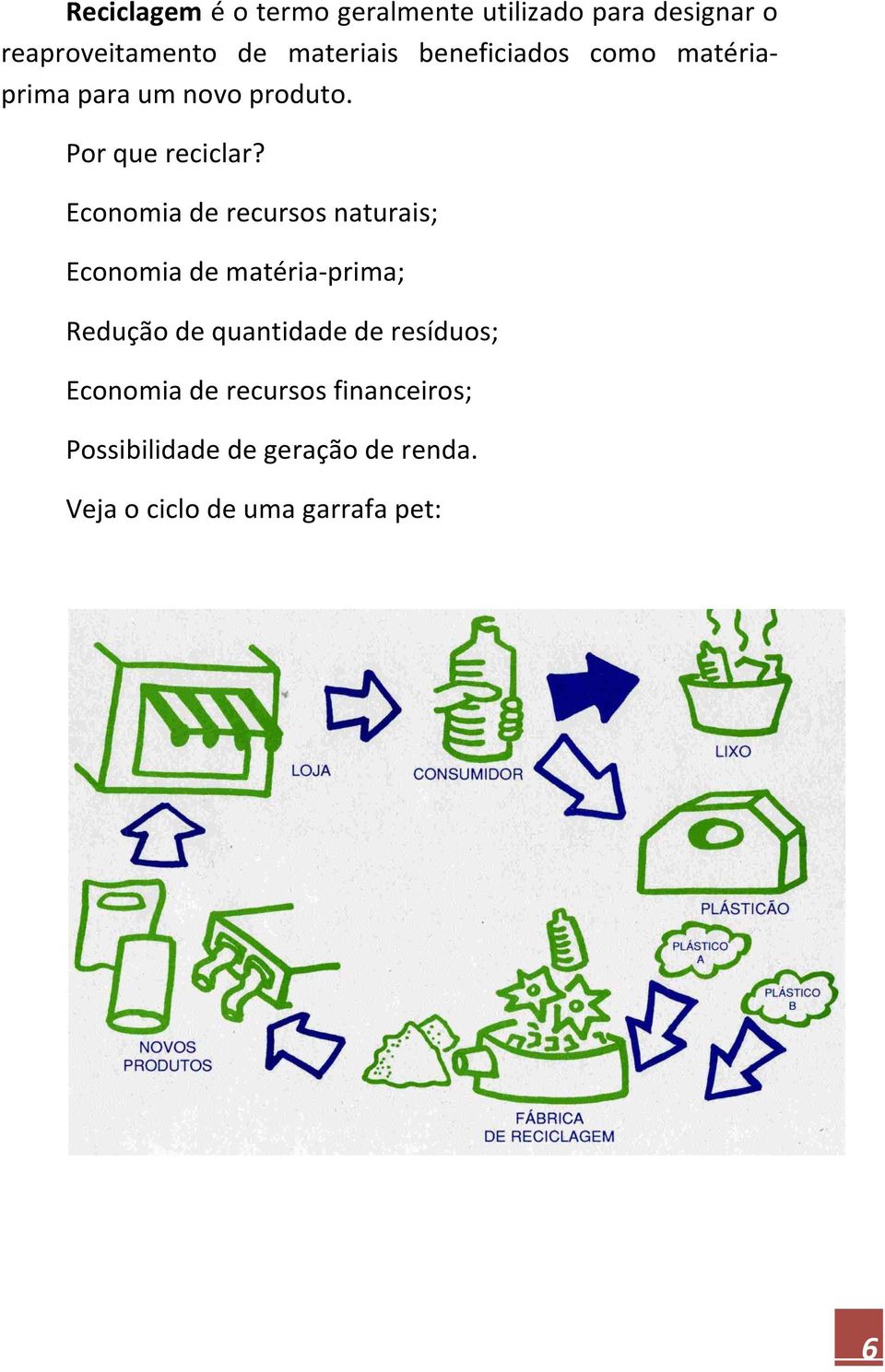 Economia de recursos naturais; Economia de matéria- prima; Redução de quantidade de