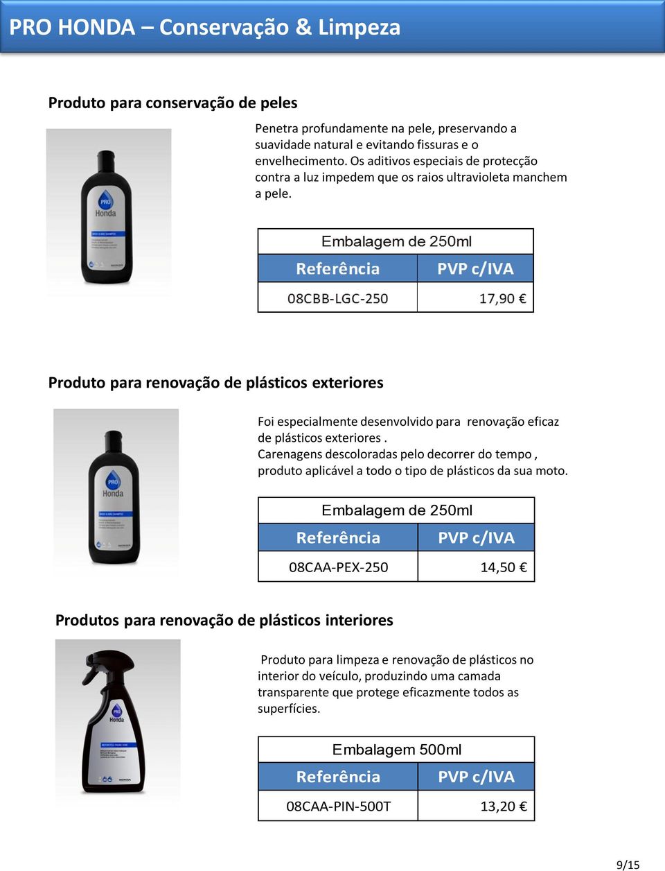 Produto para renovação de plásticos exteriores Foi especialmente desenvolvido para renovação eficaz de plásticos exteriores.