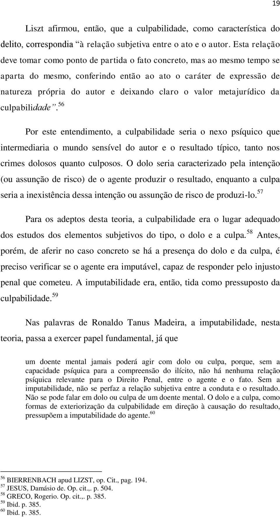 valor metajurídico da culpabilidade.