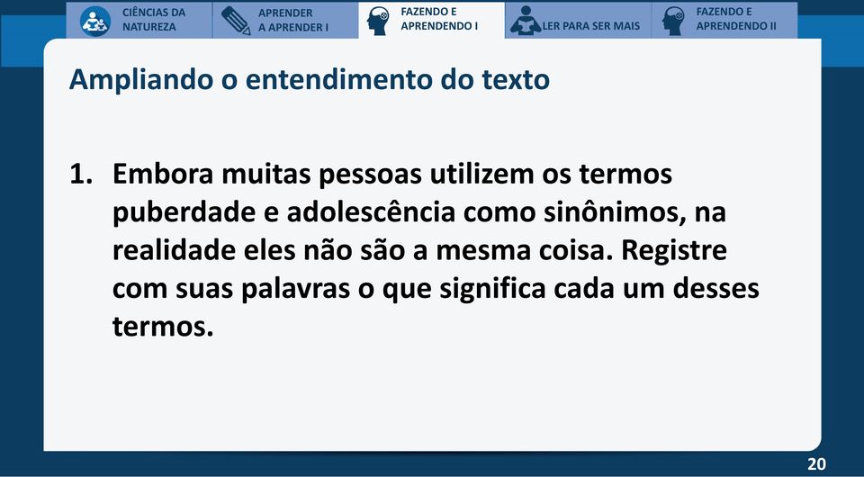 Embora muitas pessoas utilizem os termos puberdade e adolescência