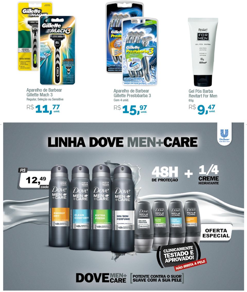 Aparelho de Barbear Gillette Prestobarba 3 Com 4