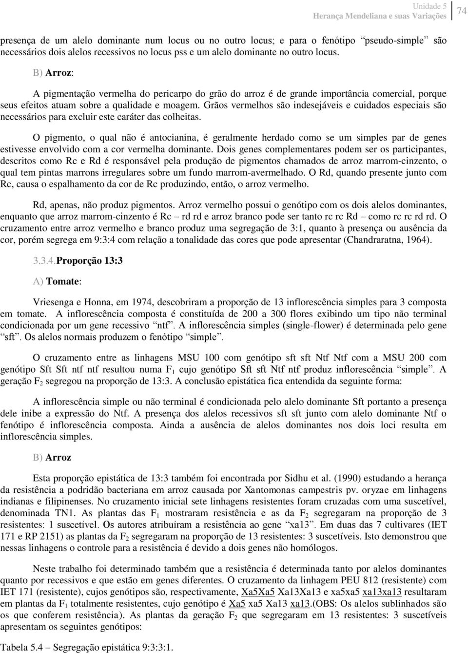 Grãos vermelhos são indesejáveis e cuidados especiais são necessários para excluir este caráter das colheitas.