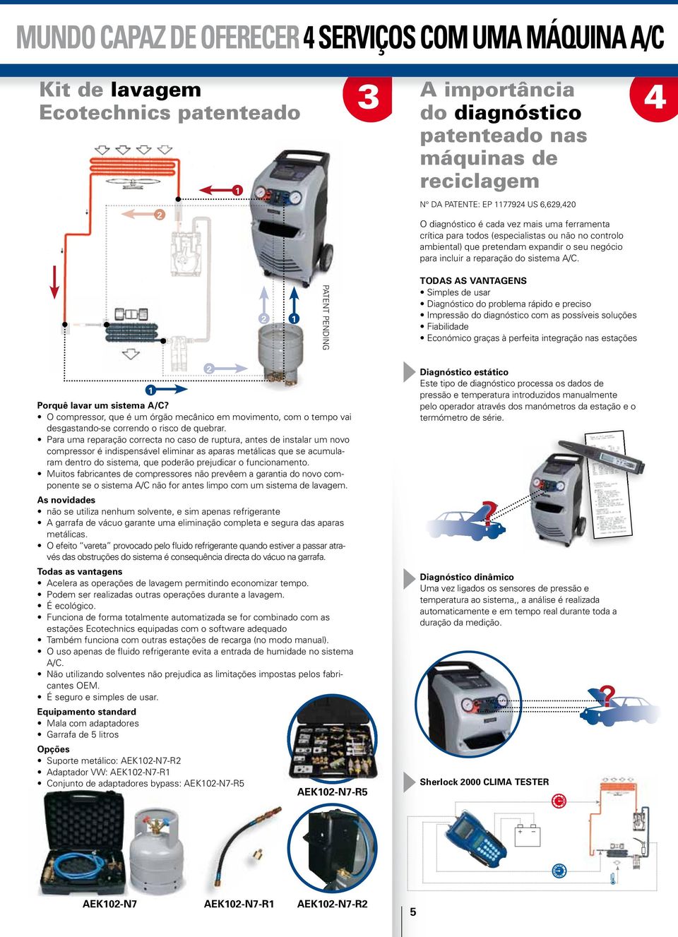 2 1 PATENT PENDING TODAS AS VANTAGENS Simples de usar Diagnóstico do problema rápido e preciso Impressão do diagnóstico com as possíveis soluções Fiabilidade Económico graças à perfeita integração