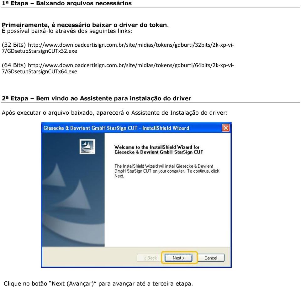 br/site/midias/tokens/gdburti/32bits/2k-xp-vi- 7/GDsetupStarsignCUTx32.exe (64 Bits) http://www.downloadcertisign.com.