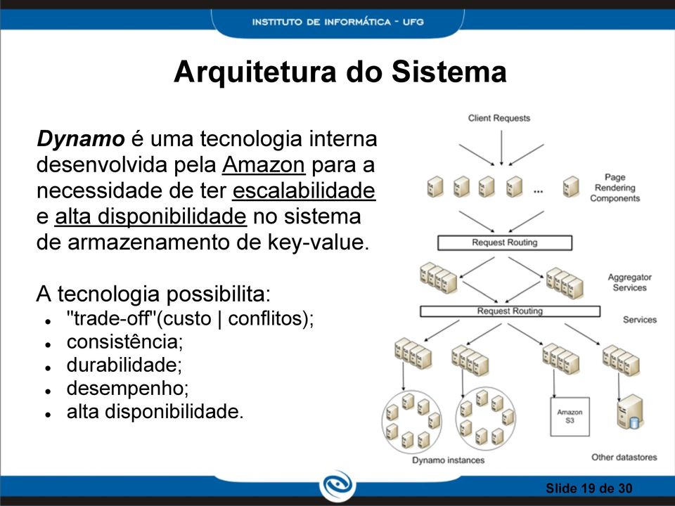 armazenamento de key-value.