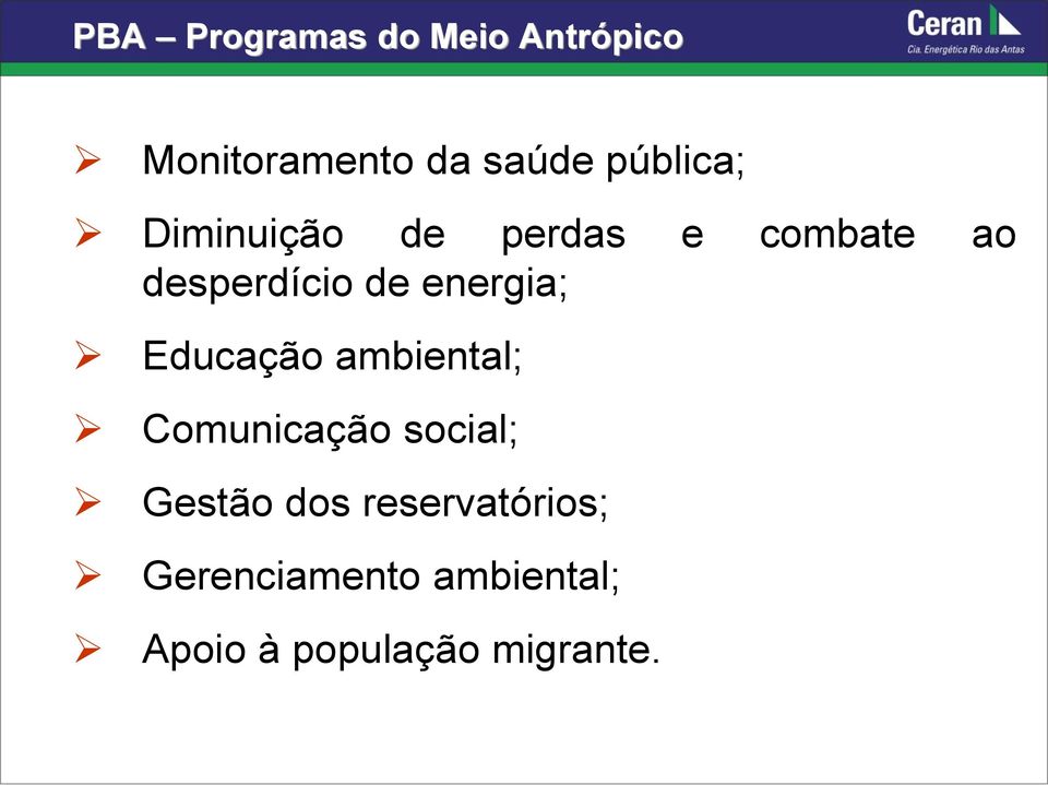 energia; Educação ambiental; Comunicação social; Gestão dos