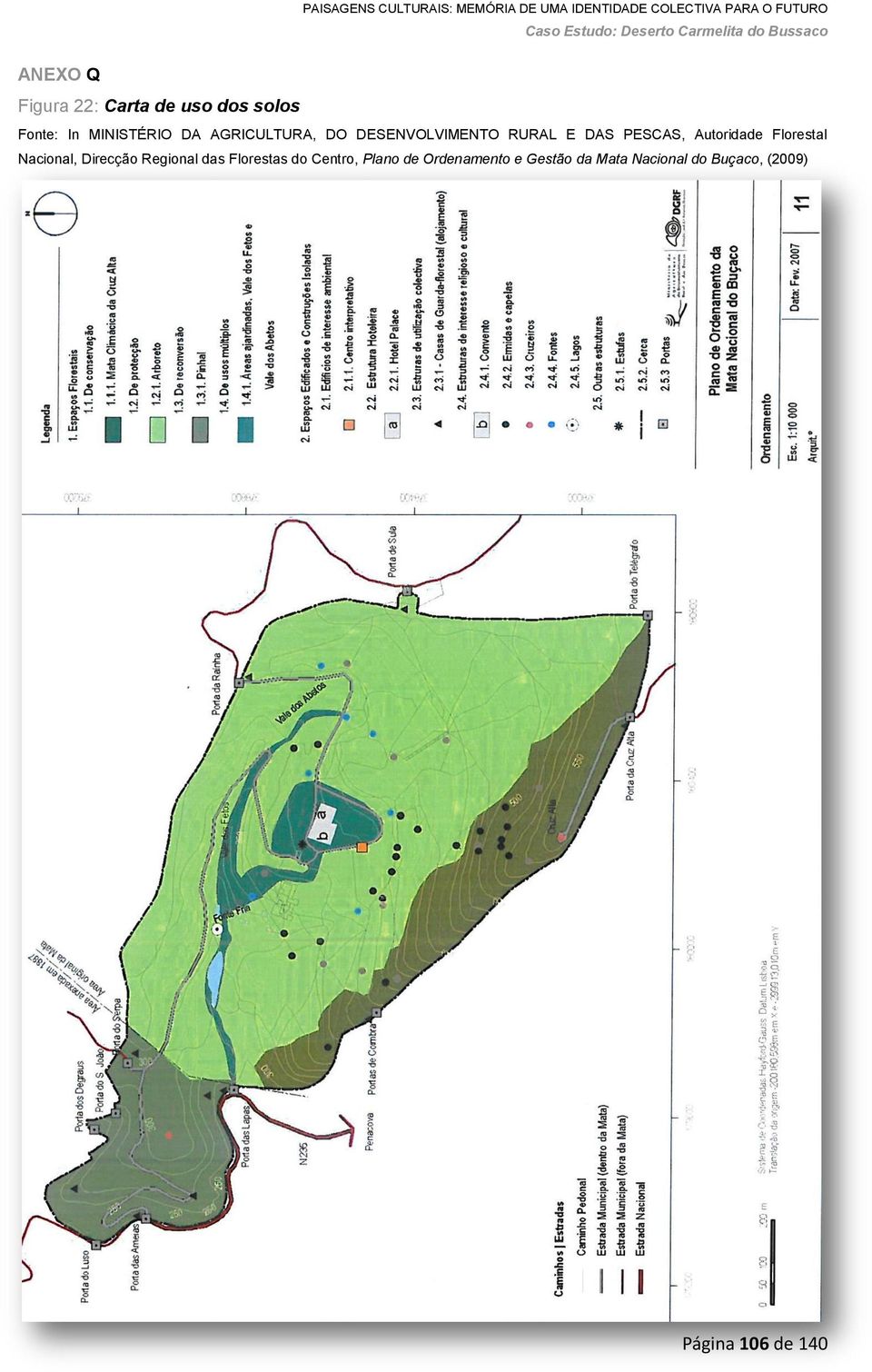 Florestal Nacional, Direcção Regional das Florestas do Centro, Plano