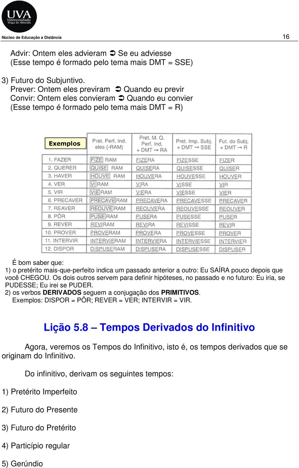 indica um passado anterior a outro: Eu SAÍRA pouco depois que você CHEGOU. Os dois outros servem para definir hipóteses, no passado e no futuro: Eu iria, se PUDESSE; Eu irei se PUDER.